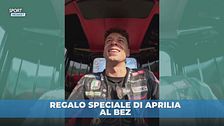 Regalo speciale per Bezzecchi: l'Ape marchiata Aprilia