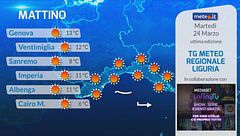 Tg Meteo Regionale Liguria