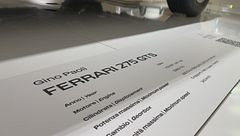 La Ferrari di Gino Paoli al Museo Enzo Ferrari di Modena