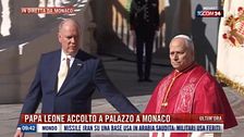 Papa Leone al Palazzo del Principe di Monaco