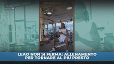 Leao, duro lavoro in palestra per rientrare