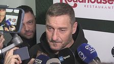 Totti: "Per la Roma è difficile a San Siro: l'Inter deve vincere il campionato"