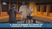 Sinner: "Agguato" negli spogliatoi