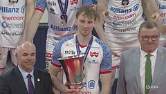 La Powervolley Milano vince la Challenge Cup: la cerimonia della premiazione