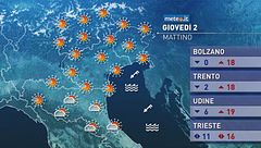 Meteo del 2 aprile