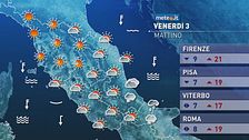 Meteo del 3 aprile