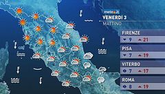 Meteo del 3 aprile