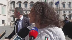 Brignone: "Grande onore essere qui. Due ori? Non so come sia stato possibile..."