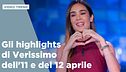 Gli highlights di Verissimo dell'11 e del 12 aprile