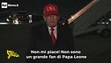 Trump attacca Leone XIV e il Pontefice risponde
