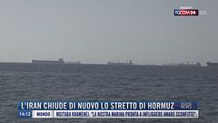 Breaking News delle 14.00 | L'Iran chiude di nuovo lo stretto di Hormuz
