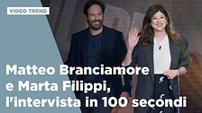 Matteo Branciamore e Marta Filippi, l'intervista in 100 secondi
