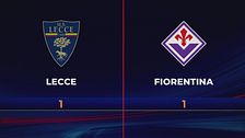 Lecce-Fiorentina 1-1: gli highlights