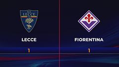 Lecce-Fiorentina 1-1: gli highlights