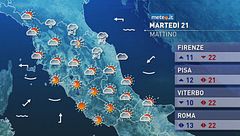 Meteo del 21 aprile