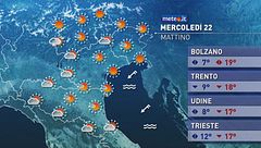 Meteo del 22 aprile