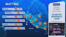 Tg Meteo Regionale Lazio