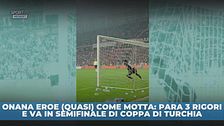 Onana (quasi) come Motta: para 3 rigori di fila e manda il Trabzonspor in semifinale