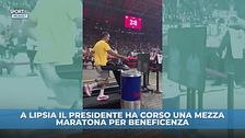 Una mezza maratona...durante la partita