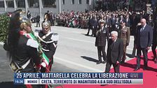 Breaking News delle 16.00 | 25 aprile, Mattarella celebra la Liberazione