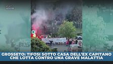 Grosseto: ultras sotto casa dell'ex capitano che lotta contro la malattia