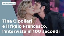 Tina Cipollari e il figlio Francesco, l'intervista in 100 secondi