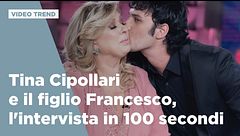 Tina Cipollari e il figlio Francesco, l'intervista in 100 secondi