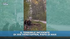 Il terribile incidente di Jos Verstappen