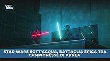 Star Wars sott'acqua: si sfidano a colpi di laser