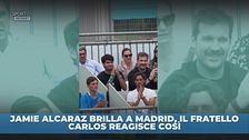 Jamie Alcaraz splende a Madrid, il fratello Carlos reagisce così
