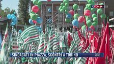 Breaking News delle 21.30 | Sindacati in piazza, scontri a Torino