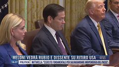 Breaking News delle 16.30 | Meloni vedrà Rubio e dissente su ritiro Usa