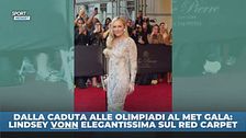 Vonn, dalla caduta al Met Gala elegantissima