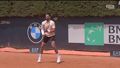 Che entusiasmo a Roma per Djokovic! Tribune piene in allenamento