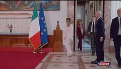 Palazzo Chigi, Marco Rubio incontra Giorgia Meloni