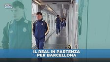 Real Madrid pronto per il Clasico: la partenza per Barcellona