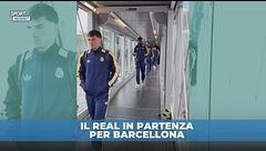 Real Madrid pronto per il Clasico: la partenza per Barcellona