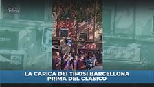 Clasico: i tifosi caricano il Barça