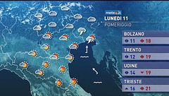 Meteo dell'11 maggio