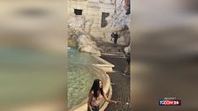 Roma, turista neozelandese si tuffa nella fontana di Trevi