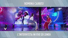 Romina Carrisi, l'intervista in 100 secondi