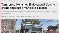Terni, bloccato l'uomo che ha preso la moglie a martellate su un bus