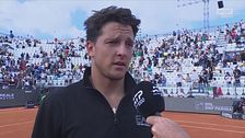 Darderi: "Nel primo set non mi sentivo bene. Il pubblico mi ha aiutato"