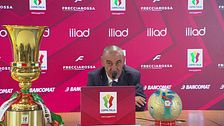 Sarri: "In campionato una prestazione del c***o, in finale sarà diverso"