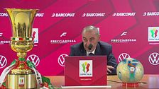 Sarri: "Crediamoci alla follia! Voglio la Coppa, anche per cancellare un mio grande rimpianto"