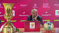 Sarri: "La presenza dei tifosi vale tanto. Pedro? Specialista di queste partite"