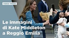 Kate Middleton in Italia: le immagini della principessa a Reggio Emilia