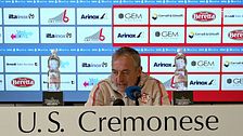 Giampaolo: "Dobbiamo solo vincere, non abbiamo margini di errore"