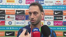 Calhanoglu: "Amo l'Inter, festa bellissima"