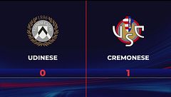 Udinese-Cremonese 0-1: gli highlights